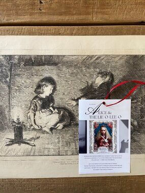 Antique Woodcut Engraving, Francis Wilfred Lawson,